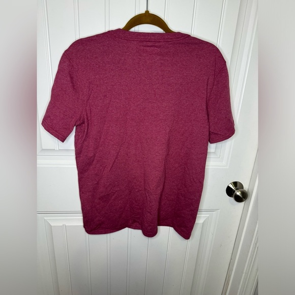 Carhartt Maroon and Gold Graphic T-Shirt - Picture 7 of 7
